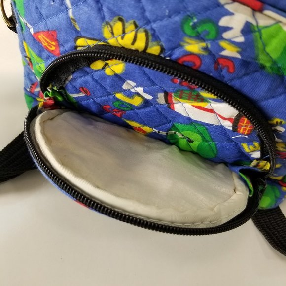 1990s golf themed quilted convertible bag - Picture 9 of 12